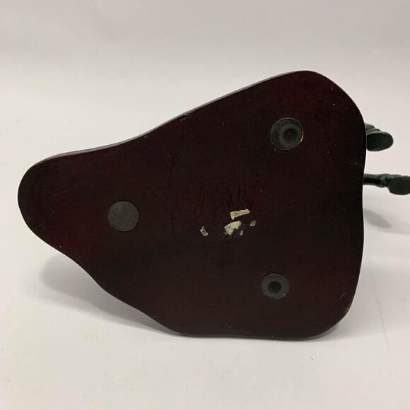 Metal Horse 3D Statue Figurine on Wood Base - Picture 8 of 8